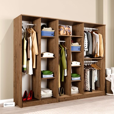 【cavaliern】6体セット Kardelen Serisi Atlantik Çam 6 Kapaklı 9 Raflı 220 cm Fiyatı