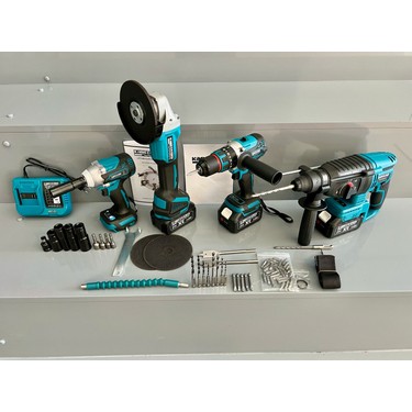 Nuspower Ki mmeer Plus 4'lü Set Şarjlı Delici Kırıcı Hilti Fiyatı