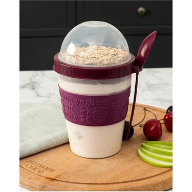 Madame Coco Pansy Kaşıklı Atıştırmalık Kabı 600 ml Fiyatı