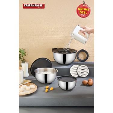 Kahramanlar Chef Mix 9 Parça Rendeli Karıştırma ve Saklama Fiyatı