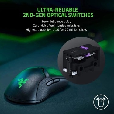 Razer Viper Ultimate Kablosuz Oyun Mouse Siyah Mouse Fiyatı