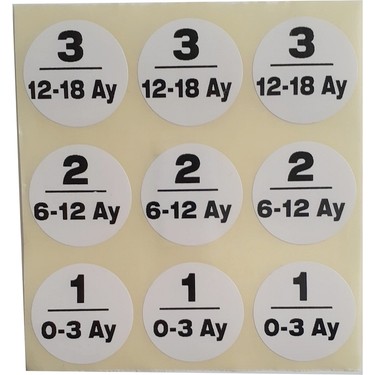 Dijital Barkod Sayı Etiketi Sayı Sticker Numara Etiketi Fiyatı