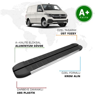 Volkswagen Transporter Yan Basamak Uzun Şasi 2019 - 2024 Fiyatı