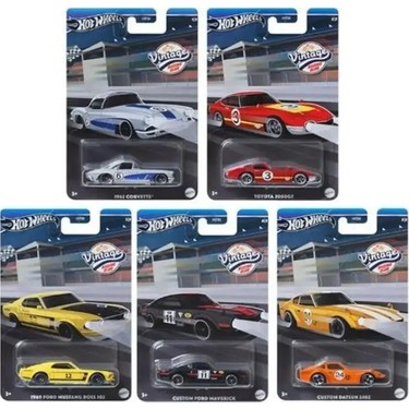 Hot Wheels Vintage Racing Club 5'li Araba Seti HRT81 Diecast Fiyatı