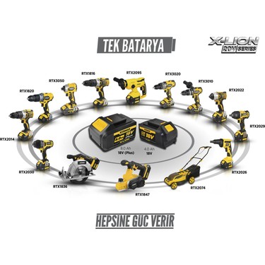 Rtrmax RTX3010 Şarjlı Darbeli Matkap Kömürsüz 70 Nm 2x4 Ah Fiyatı