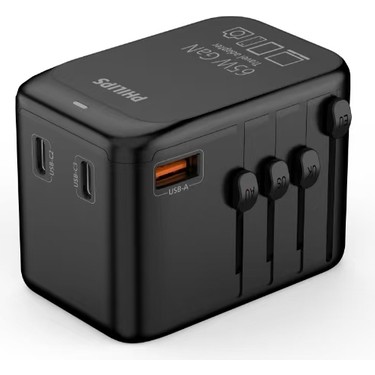 Philips CHP9000BK/62 65W Evrensel Gan Şarj Cihazı 2xusb-C, Fiyatı