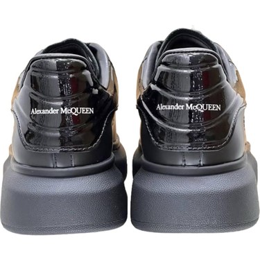 ALEXANDER MCQUEEN ブラック スカジャン 48 Alexander McQueen Men's Sneakers - Sneaker In Jet Black - Fiyatı