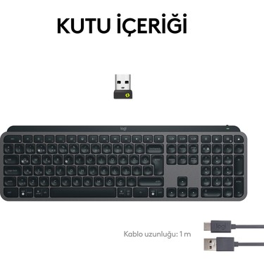 Logitech MX Keys S Gelişmiş Aydınlatmalı Tam Boyutlu Fiyatı