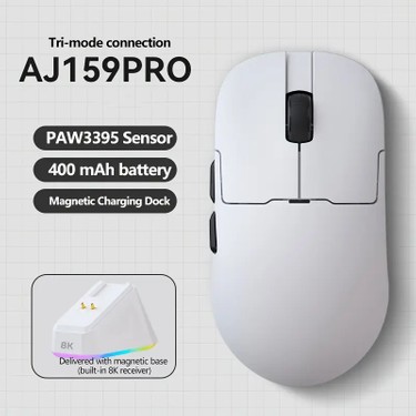 AJ159 Pro 3 Modlu 8000Hz 26.000 Dpı Manyetik Şarj Istasyon Fiyatı