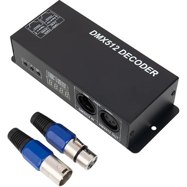 DMX-512 Dekoder Dijital Ekran Dimmer Sürücü Rgbw 4 Kanal LED Fiyatı