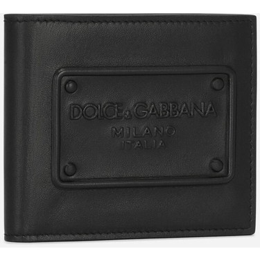 Dolce & Gabbana Black Men's Leather Wallet Fiyatı