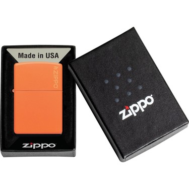 引き取り限定　希少Zippo ビーチクルーザー オレンジ Zippo Turuncu Renkli Çakmak Orange Matte Logo 231ZL Rüzgar Fiyatı
