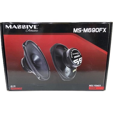 Massive Oval Midrange Hoparlör - Massive MS-M690FX 300W Fiyatı