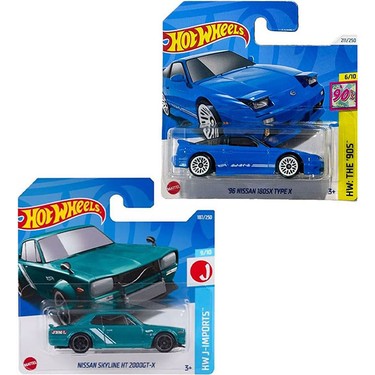 n*u様 Hot Wheels NISSAN SKYLINE GT-R 2台セッ Hot Wheels 2017 Fast and Furious Nissan skyline GT-R R34 silver