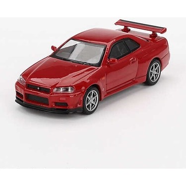 Mini Gt 796 Nissan Skyline Gt-R (R34) V-Spec Active Red - Fiyatı