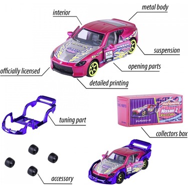Majorette - Deluxe Japan Series Nissan Z (Pembe) Fiyatı