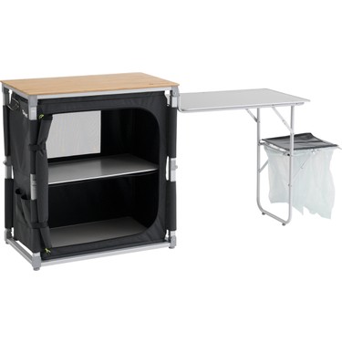 Outwell Padres Storage Unit W. Side Table Bambu Portatif Fiyatı
