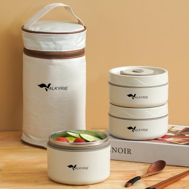 Valkyrie 3 Gözlü Paslanmaz Çelik Isı Yalıtımlı Yemek Kabı Fiyatı