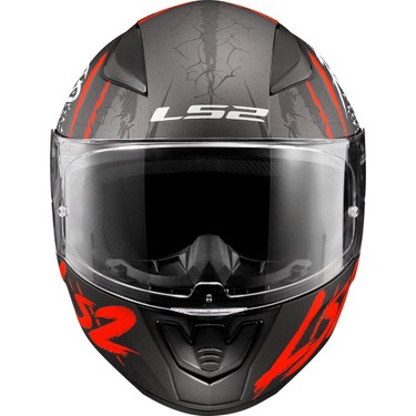 Ls2 Rapıd 2 Raven Kırmızı Kapalı Motosiklet Kaskı Fiyatı