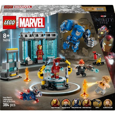 LEGO ® ǀ Marvel Iron Man'in Laboratuvarı: Zırh Salonu 76315 Fiyatı