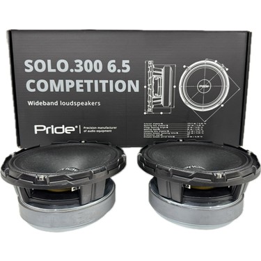 Pride Solo 300 6.5 Competiton 16 cm 600W 300RMS Spl Midrange Fiyatı