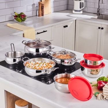 Säkkijärven Polkka様用　3点セット Karaca Pişir Sakla V2 13 Parça Indüksiyon Tabanlı Çelik Fiyatı