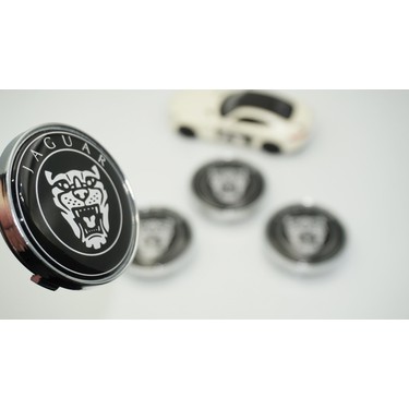 Dk Tuning Jaguar Panter Siyah Jant Göbeği Kapak Seti 60MM Fiyatı