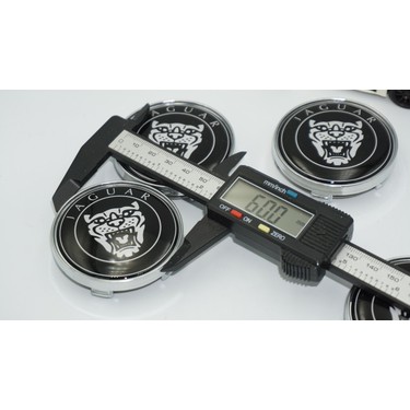 Dk Tuning Jaguar Panter Siyah Jant Göbeği Kapak Seti 60MM Fiyatı