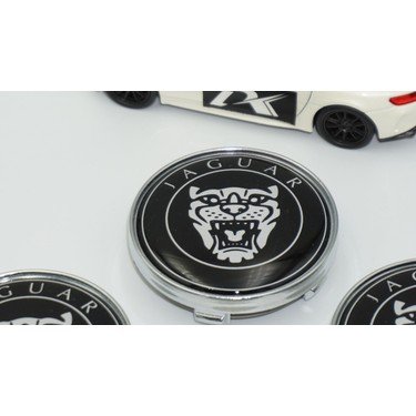 別冊CG JAGUAR Dk Tuning Jaguar Panter Siyah Jant Göbeği Kapak Seti 60MM Fiyatı