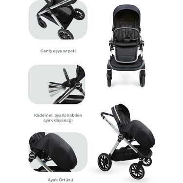Kanz Explorer Autofold Travel Sistem Bebek Arabası Cole Fiyatı