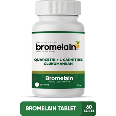 Valide Sultan Bromelain 60 Tablet – Quarcetin, L-Carnitine Fiyatı