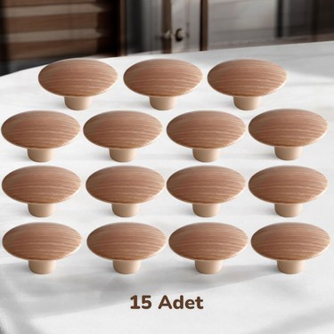 中山工房 トミポップ ボルト195 15 Adet Bohem Plastik Kulp Ceviz Bombeli Düğme Mobilya Fiyatı