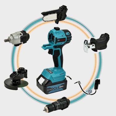 m 6個セット Ekinler Multievo 6lı Set 58VF Çok Amaçlı Şarjlı Set Takımı Fiyatı