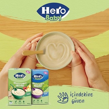 Hero Baby Sütlü 8 Tahıllı Peynirli Pekmezli Kaşık Mama Fiyatı