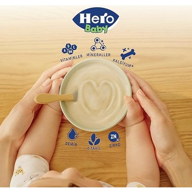 Hero Baby Sütlü 8 Tahıllı Peynirli Pekmezli Kaşık Mama Fiyatı