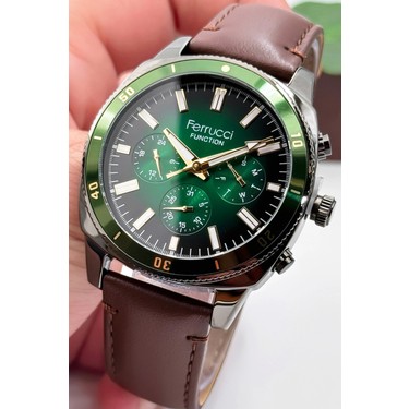 Ferrucci Kahverengi Deri Kordon, Function Erkek Kol Fiyatı