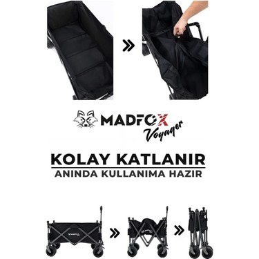 Madfox Voyager Katlanır Çok Amaçlı Yük Taşıma Arabası Fiyatı