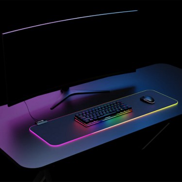 Rampage BLITZ RGB XL (MP-24) Siyah 300*800*3mm RGB Ledli Fiyatı