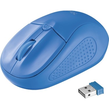 Trust Primo Kablosuz Mavi Mouse 1000 DPI Ev - Ofis Kullanımı Fiyatı