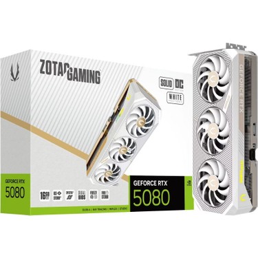 Zotac Geforce Rtx 5080 Solid Oc White 16GB Gddr7 Pcı-Express Fiyatı