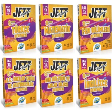 8.sınıf Lgs Jett 15 Deneme Seti - 2025 Lgs Genel Deneme 10 Kitabı