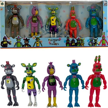 UDATOYS Five Night At Freddys Renkli Freddy Karakter Seti Fiyatı