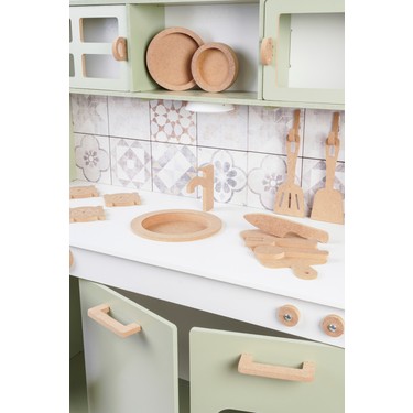 Hobby House Ahşap Oyuncak Mutfak Fayans Desenli Ihlamur Fiyatı