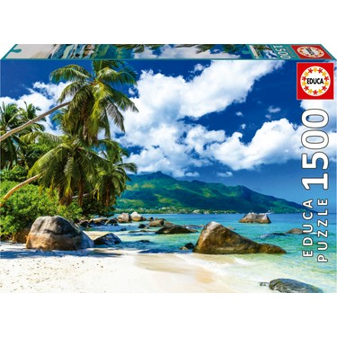 1500 Parça Seyşeller Deniz Vce Doğa Manzarası Puzzle - 19564 Fiyatı
