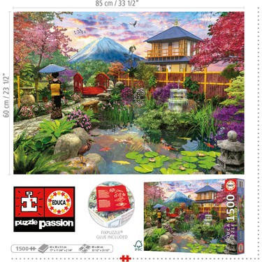 1500 Parçalı Puzzle Japon Bahçesi - 19937 - Japanese Garden Fiyatı