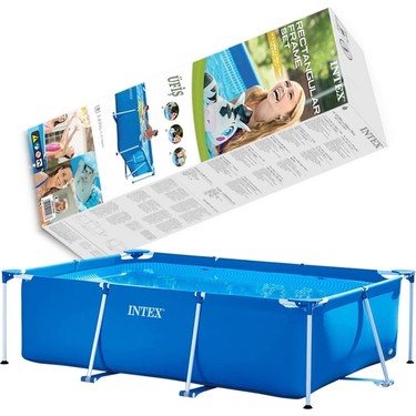 Intex 28272 Dikdörtgen Prefabrik Aile Havuzu 300x200x75Cm Fiyatı