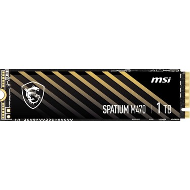 内蔵型SSD MSI SPATIUM M470 PRO 1TB SSD MSI SPATIUM M470 PRO 1TB NVMe PCIe Gen4 x4 Okuma 6000MB – Fiyatı