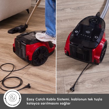 Karaca Vantuz Action Force X10 2 Lt Toz Torbasız Hazneli Fiyatı