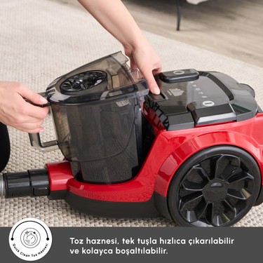 Karaca Vantuz Action Force X10 2 Lt Toz Torbasız Hazneli Fiyatı