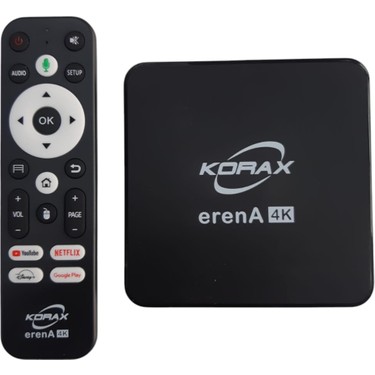 Korax Erena 4k Ultra Hd Android 14.0 Ses Komutlu Tv Box Fiyatı